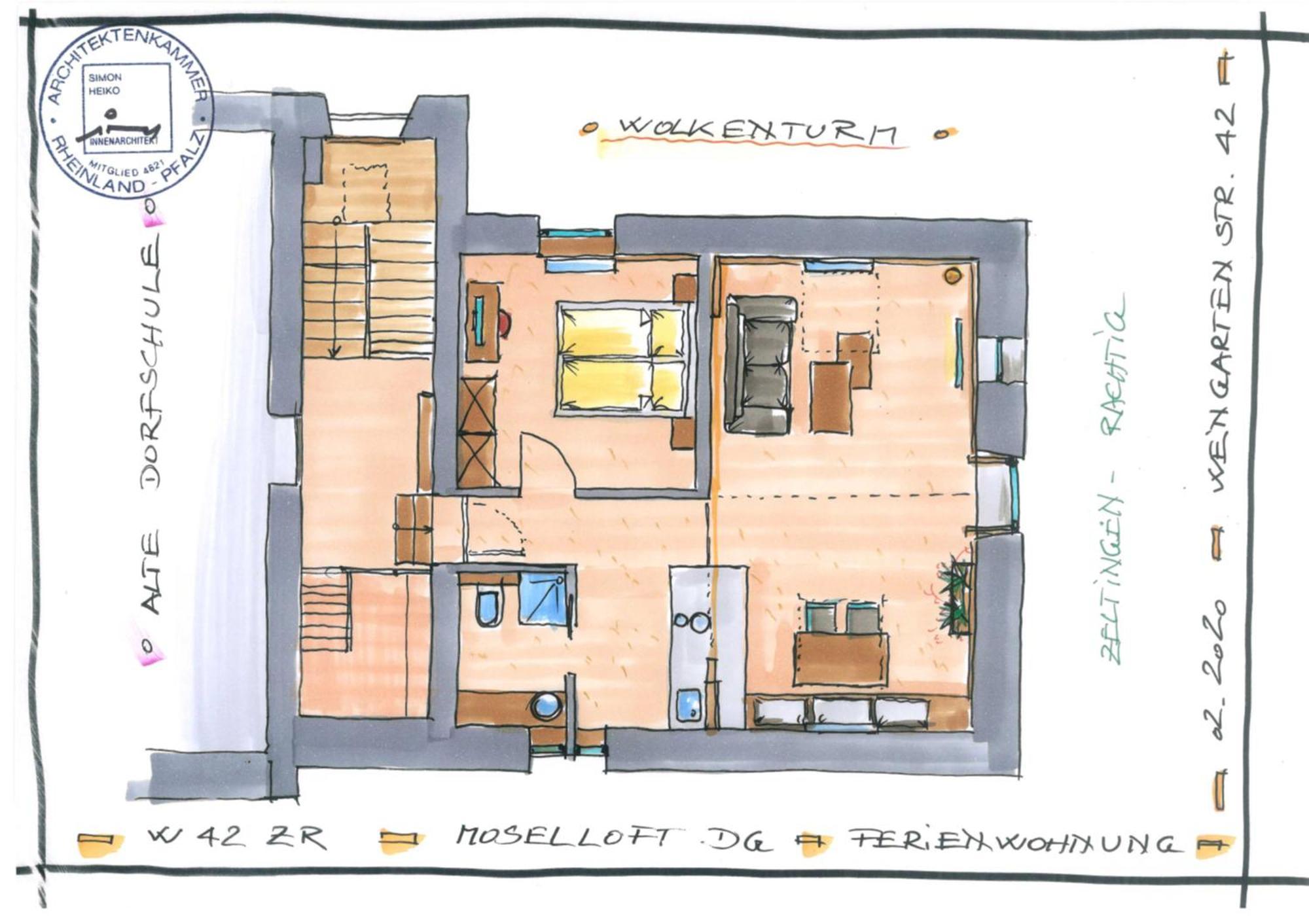 Ferienwohnung Moselloft Zeltingen-Rachtig Exterior foto